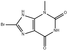 8-Bromo-3-methyl-xanthine Structure