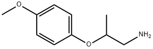 2-(4-甲烷氧基苯氧基)丙基胺, 93750-30-2, 结构式