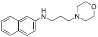 N-[3-(morpholino)propyl]naphthalen-2-amine Struktur