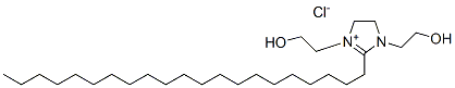 2-henicosyl-4,5-dihydro-1,3-bis(2-hydroxyethyl)-1H-imidazolium chloride Struktur