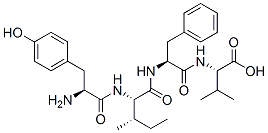 tyrosyl-isoleucyl-phenylalanyl-valine Structure