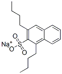 sodium dibutylnaphthalene-2-sulphonate Structure