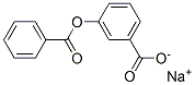 3-ベンゾイルオキシ安息香酸ナトリウム 化学構造式