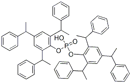 りん酸水素ビス[2,4,6-トリス(1-フェニルエチル)フェニル] 化学構造式