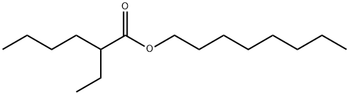 octyl 2-ethylhexanoate Struktur