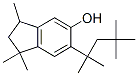 2,3-ジヒドロ-1,1,3-トリメチル-6-(1,1,3,3-テトラメチルブチル)-1H-インデン-5-オール 化学構造式