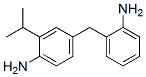 4-[(2-アミノフェニル)メチル]-2-(1-メチルエチル)ベンゼンアミン 化学構造式