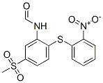 N-[5-(methylsulphonyl)-2-[(2-nitrophenyl)thio]phenyl]formamide Structure