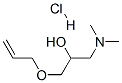 1-(allyloxy)-3-(dimethylamino)propan-2-ol hydrochloride  Struktur