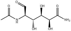 2-acetamido-2-deoxygalacturonamide Struktur
