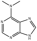 N6,N6-ジメチルアデニン 化学構造式