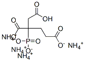 tetraammonium hydrogen 2-phosphonobutane-1,2,4-tricarboxylate Structure