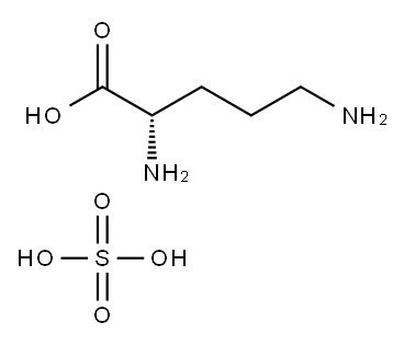 L-オルニチン・硫酸塩 化学構造式