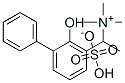methyl N,N,N-trimethyl[(2-hydroxy[1,1'-biphenyl]-3-yl)methyl]ammonium sulphate Struktur