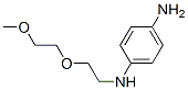 N-[2-(2-methoxyethoxy)ethyl]benzene-1,4-diamine Struktur