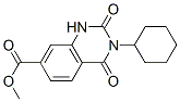 METHYL 3-CYCLOHEXYL-2,4-DIOXO-1,2,3,4-TETRAHYDROQUINAZOLINE-7-CARBOXYLATE Structure