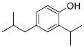2-(1-メチルエチル)-4-(2-メチルプロピル)フェノール 化学構造式