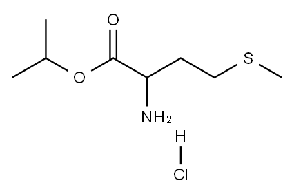 rac-(R*)-2-アミノ-4-(メチルチオ)ブタン酸1-メチルエチル/塩酸,(1:1) 化学構造式
