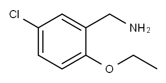 5-CHLORO-2-ETHOXY-BENZENEMETHANAMINE Structure