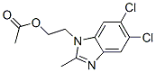 (5,6-dichloro-2-methylbenzimidazol-1-yl)-ethyl acetate  Structure