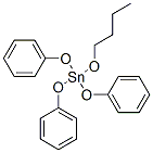 ブトキシトリフェノキシスタンナン 化学構造式