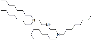 N'-[2-(dioctylamino)ethyl]-N,N-dioctylethylenediamine Structure