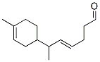 6-(4-メチル-3-シクロヘキセン-1-イル)-4-ヘプテナール 化学構造式