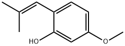 5-methoxy-2-(2-methyl-1-propenyl)phenol Structure