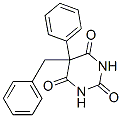 5-フェニル-5-(フェニルメチル)-2,4,6(1H,3H,5H)-ピリミジントリオン 化学構造式