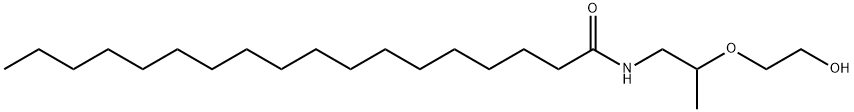 N-[2-(2-hydroxyethoxy)propyl]stearamide Structure