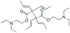 bis[2-(diethylamino)ethyl] tetrapropenylsuccinate Struktur