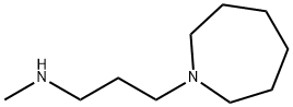 N-[3-(1-高哌啶基)丙基]-N-甲胺 结构式
