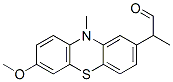 7-メトキシ-α,10-ジメチル-10H-フェノチアジン-2-アセトアルデヒド 化学構造式