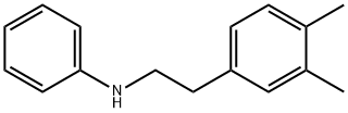 3,4-ジメチル-N-フェニルベンゼンエタンアミン 化学構造式