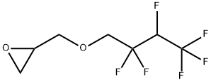 2-[(2,2,3,4,4,4-ヘキサフルオロブトキシ)メチル]オキシラン 化学構造式