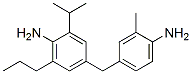 4-[(4-amino-m-tolyl)methyl]-2-isopropyl-6-propylaniline Structure