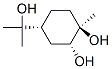 (1R,4R)-p-メンタン-1β,2α,8-トリオール 化学構造式
