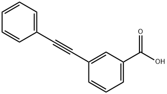 3-(苯乙炔基)苯甲酸, 93866-50-3, 结构式
