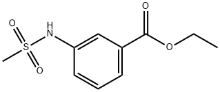 ethyl 3-[(methylsulfonyl)amino]benzoate Structure