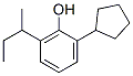 6-sec-butyl-2-cyclopentylphenol  Struktur