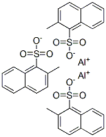 dialuminium tris[2-methylnaphthalenesulphonate] Struktur