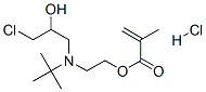 2-[(tert-butyl)(3-chloro-2-hydroxypropyl)amino]ethyl methacrylate hydrochloride Structure