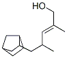 5-(ビシクロ[2.2.1]ヘプタン-2-イル)-2,4-ジメチル-2-ペンテン-1-オール 化学構造式