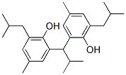 2,2'-(2-methylpropylidene)bis[6-(2-methylpropyl)-p-cresol] 结构式