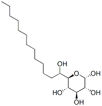 6-O-ドデシル-α-D-グルコピラノース 化学構造式