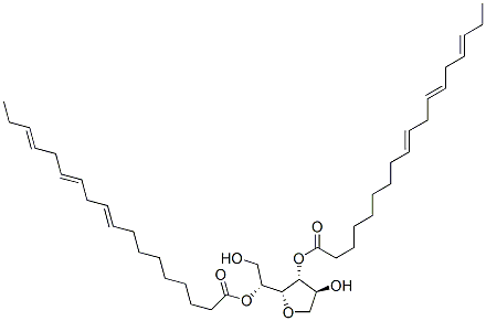 Sorbitan, di-9,12,15-octadecatrienoate, (all-Z)- 结构式