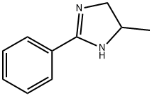 4,5-二氢-4-甲基-2-苯基-1H-咪唑, 939-06-0, 结构式