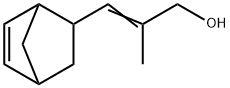 3-(ビシクロ[2.2.1]ヘプタ-5-エン-2-イル)-2-メチル-2-プロペン-1-オール 化学構造式