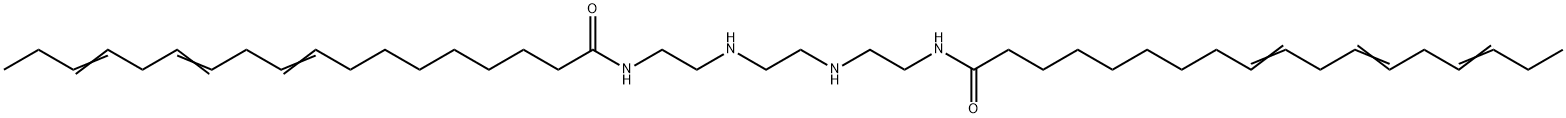 N,N'-[1,2-ethanediylbis(imino-2,1-ethanediyl)]bis(9,12,15-octadecatrienamide) 结构式