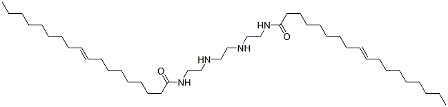N,N'-[1,2-ethanediylbis(imino-2,1-ethanediyl)]bis(9-octadecenamide) Structure